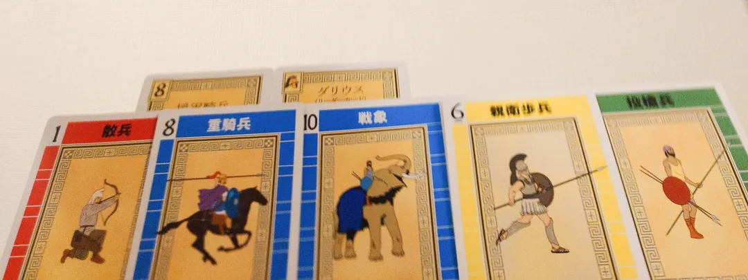 アプリがインカメラで実際に撮影した手札